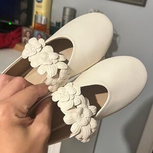H&M Cream Slip-On Shoes
